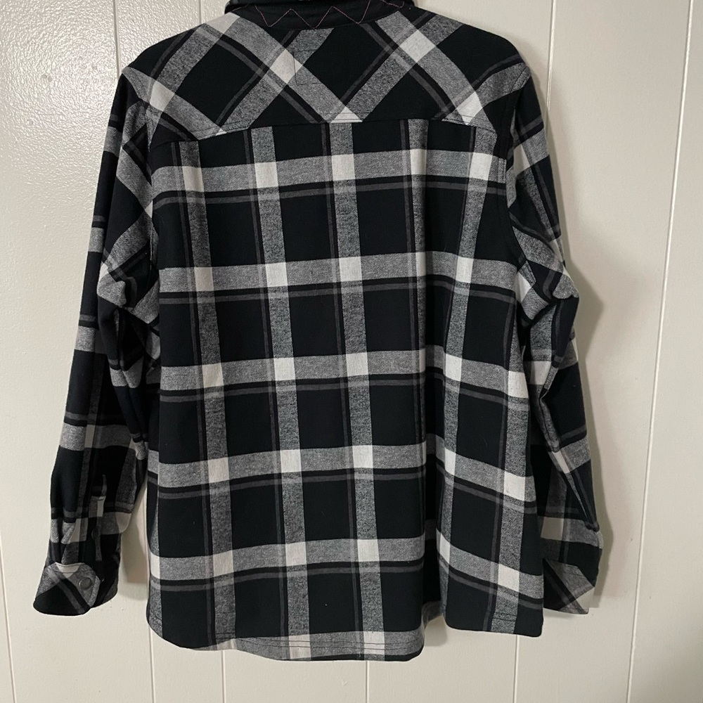 Black and White plaid button up